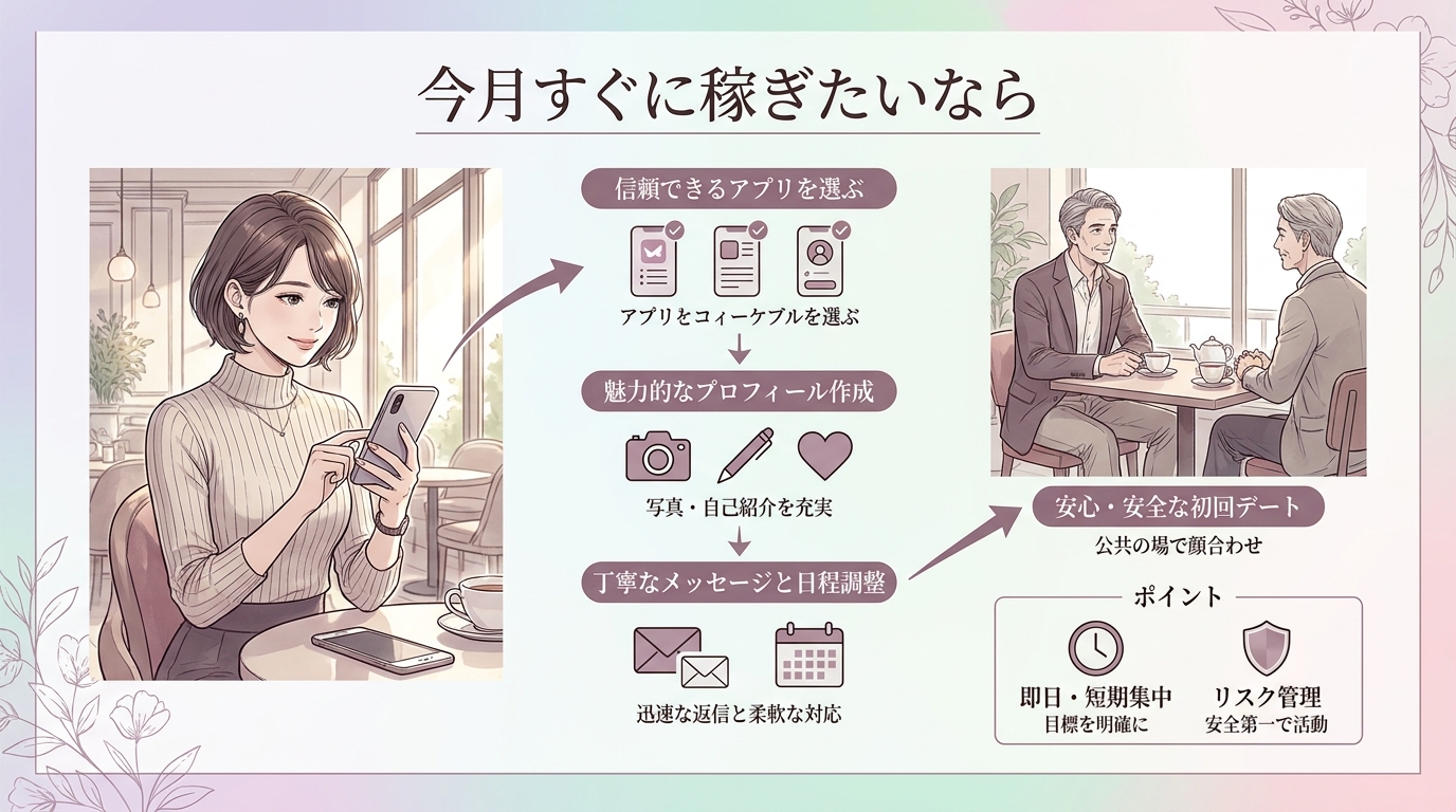 今月すぐに稼ぎたいなら