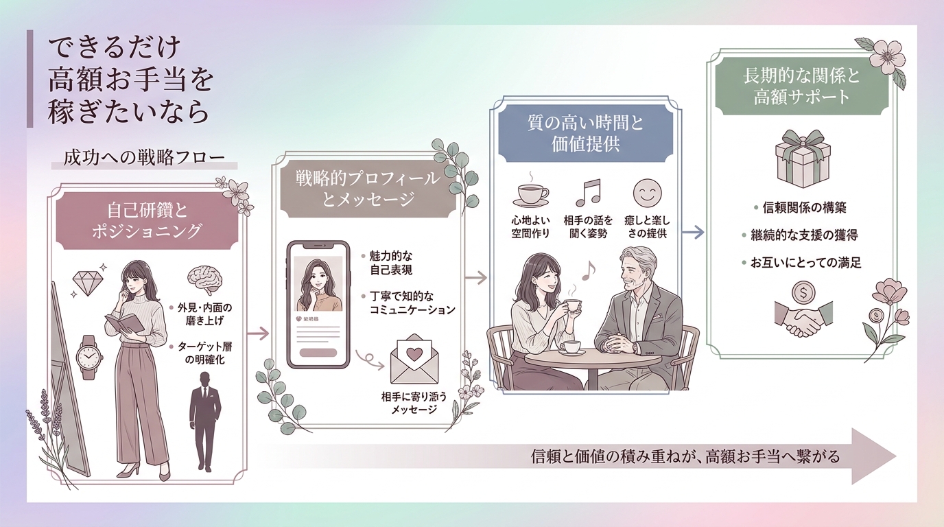 できるだけ高額お手当を稼ぎたいなら