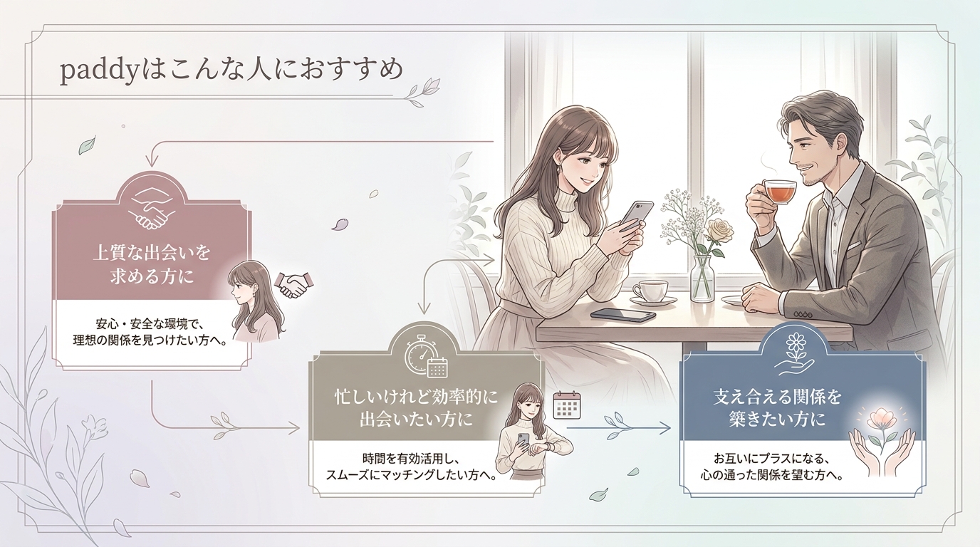 paddyはこんな人におすすめ