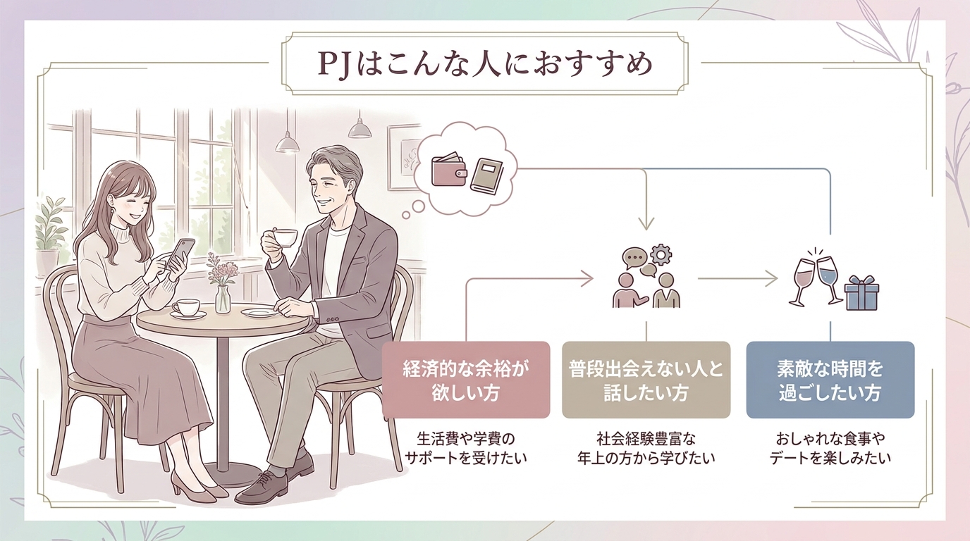 PJはこんな人におすすめ