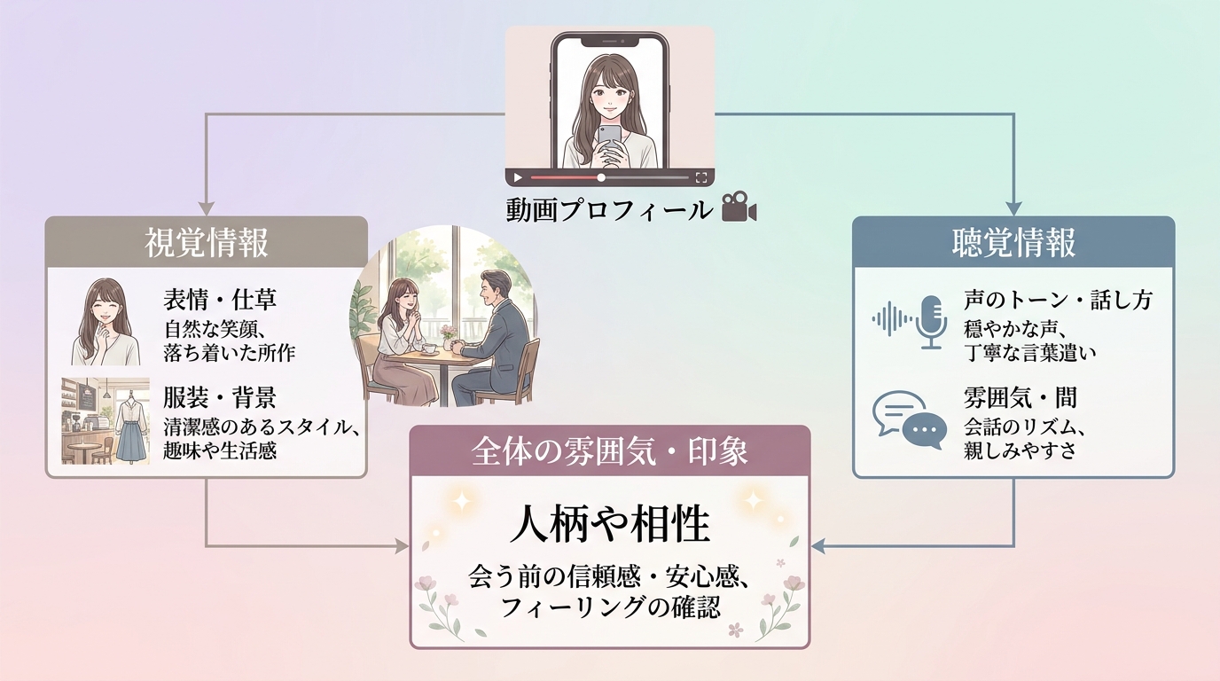 動画プロフィールで雰囲気が伝わる仕組み