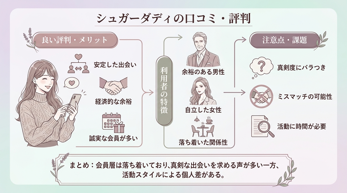 シュガーダディの口コミ・評判